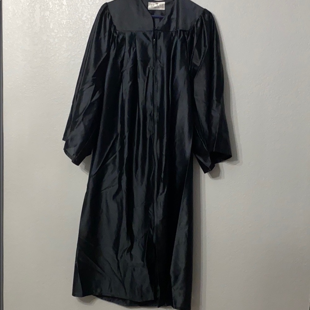 Black graduation gown